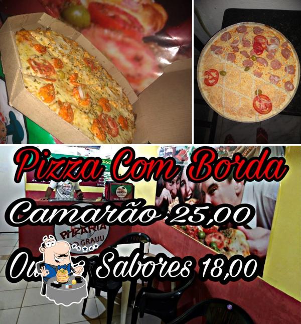 Comida em Pizzaria Do Grauu