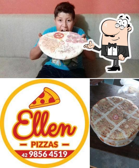 O interior do Ellen Pizzas