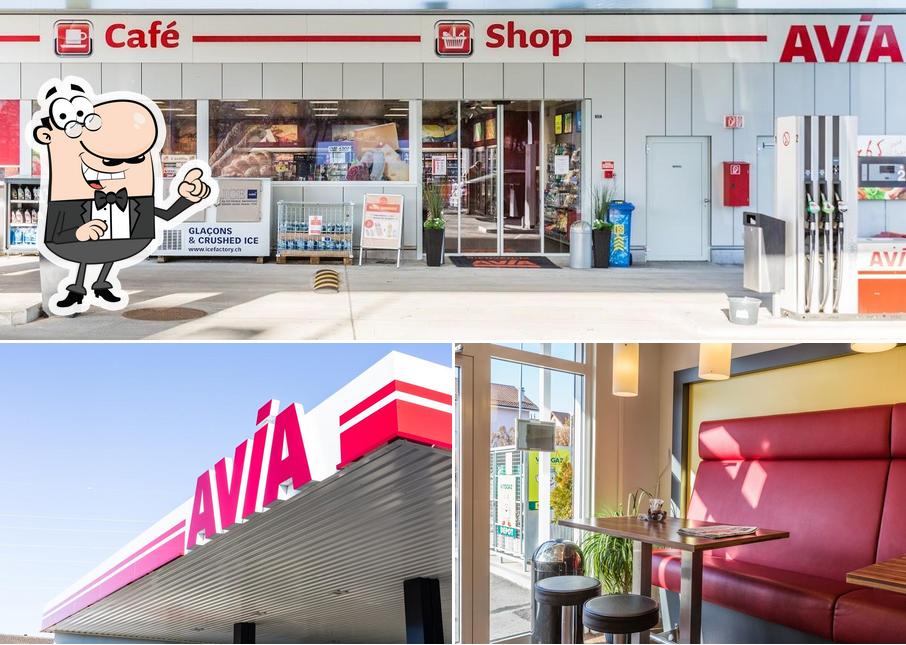 La photo de la intérieur et extérieur concernant AVIA Cugy - Station-service avec shop