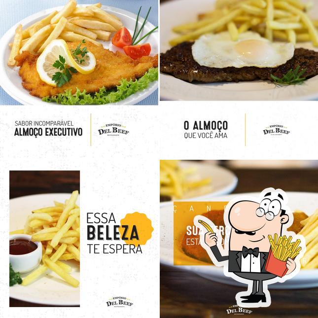 Prove fritas no Del Beef Restaurante