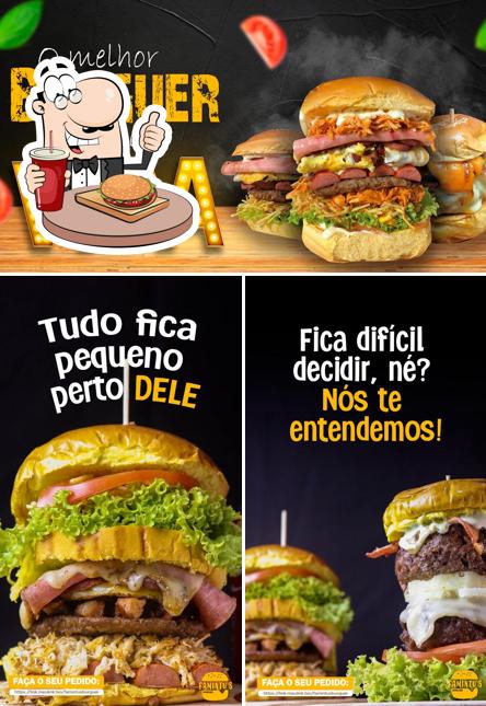 Consiga um hambúrguer no Famintus Burguer Janaúba