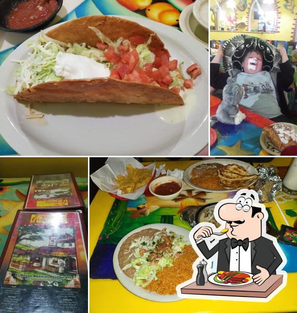 Food at El Meson Restaurant