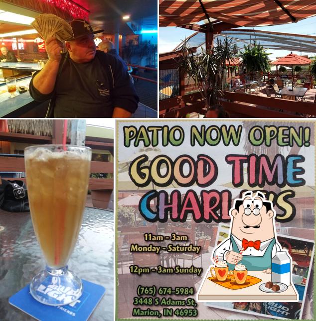 Enjoy a drink at Good Time Charlie's