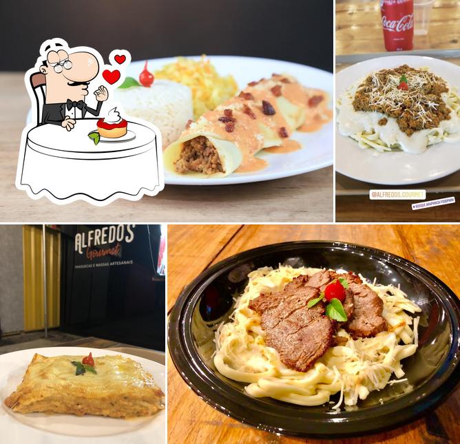 Alfredo`s Gourmet Restaurante oferece uma escolha de pratos doces