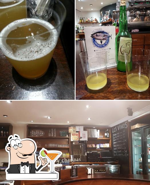 Check out the image displaying drink and bar counter at Restaurante La Magaya