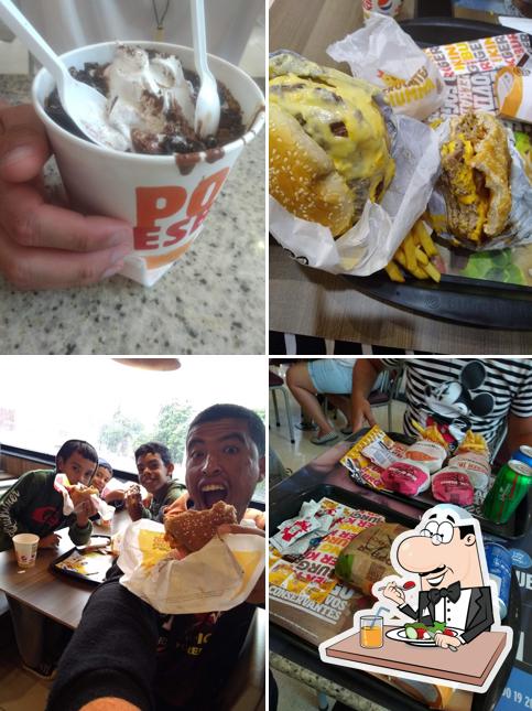 Comida em Burger King