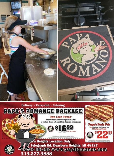 Look at this image of Papa Romano's Pizza