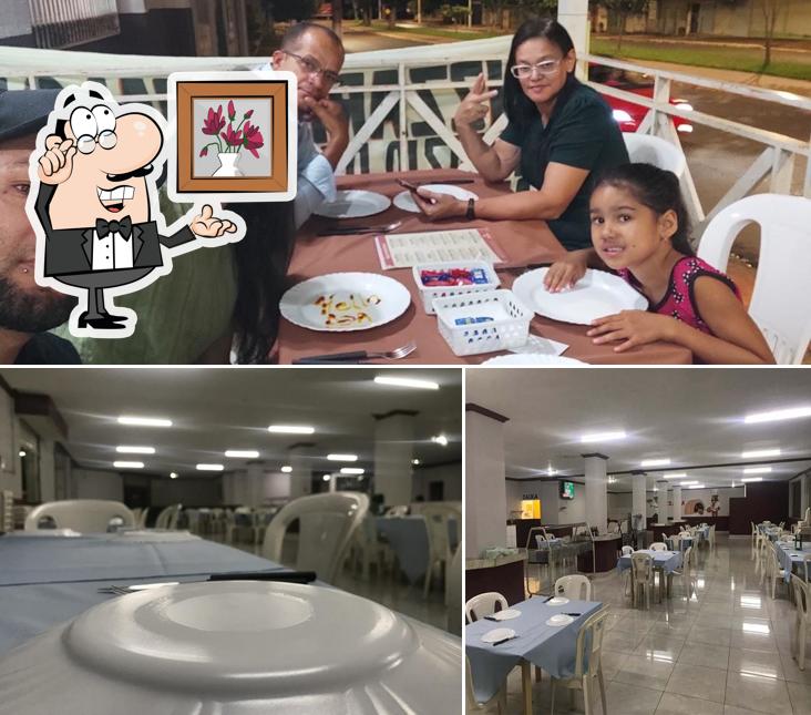 O interior do Pizzaria e Restaurante Shalom - Luziânia