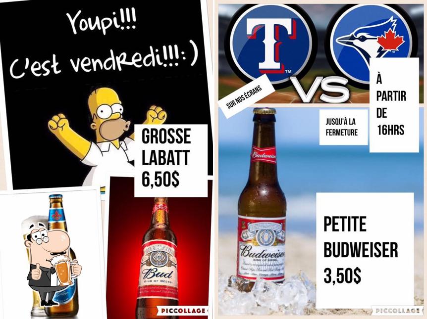 Profitez un verre de bière blonde ou brune