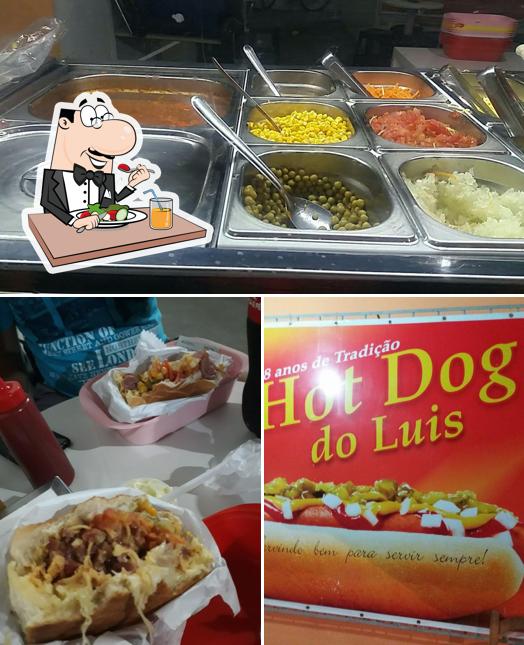 Comida em Hot Dog Do Luis