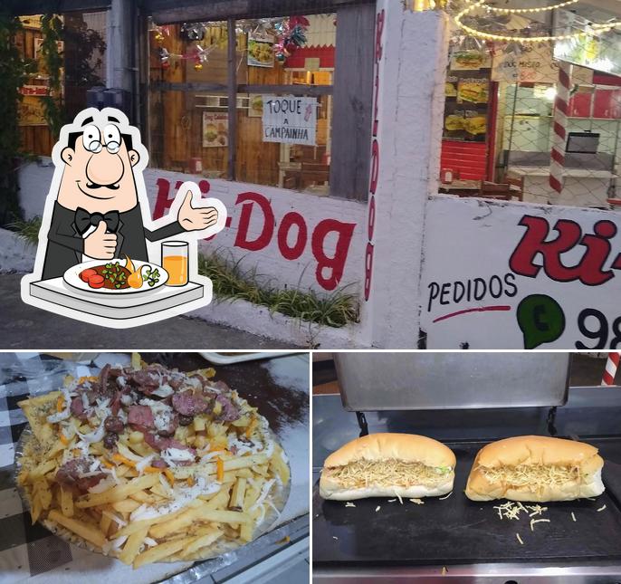 Entre diversos coisas, comida e exterior podem ser encontrados no Ki Dog