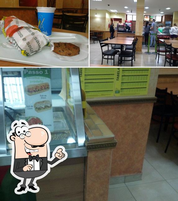 Veja imagens do interior do Subway