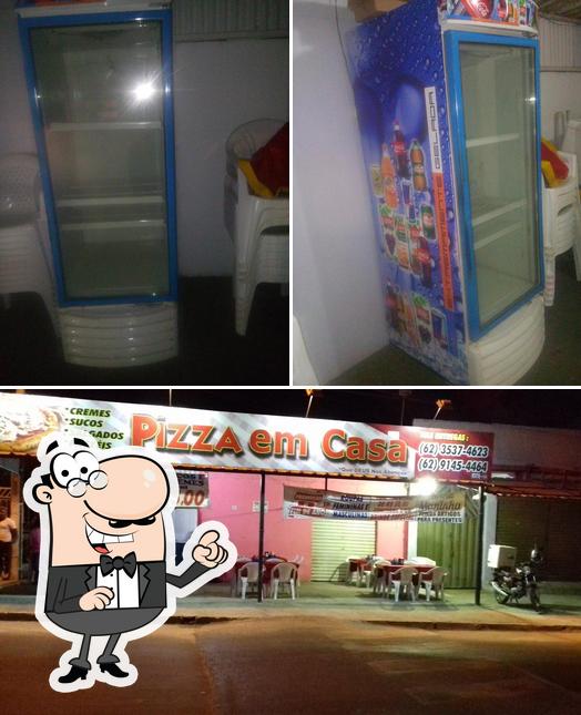 O interior do Pizza em Casa