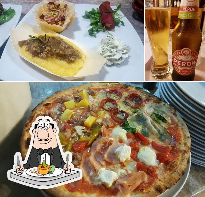 L’image de la nourriture et bière de Pizzeria DAMA’s