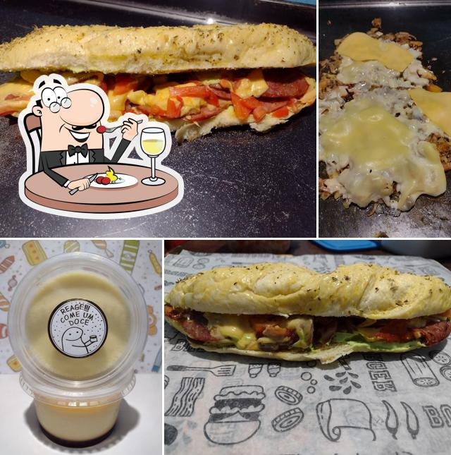 Comida em Na Baguete Lanches