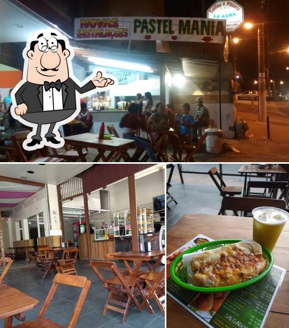 O interior do Fast Lanches Mania