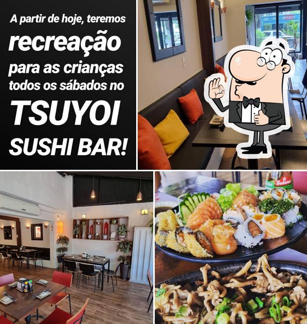 Here's a pic of TSUYOI SUSHI BAR