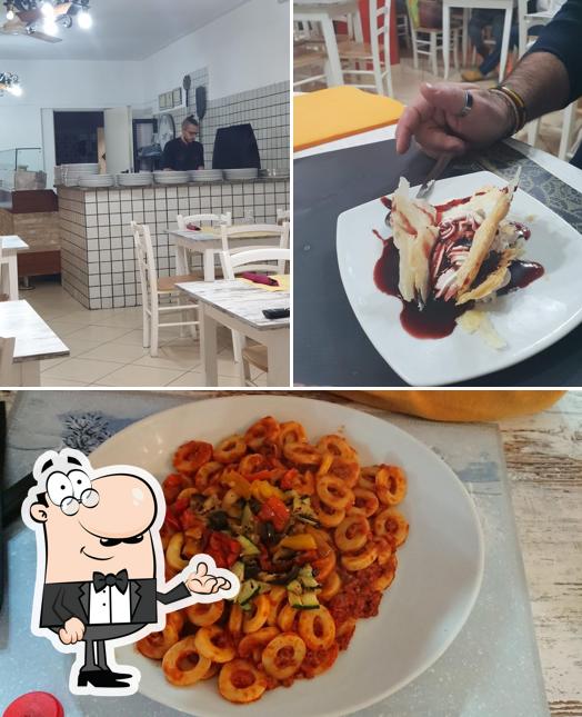 Guarda la foto che presenta la interni e cibo di Hotel Ristorante Pizzeria da Bosio