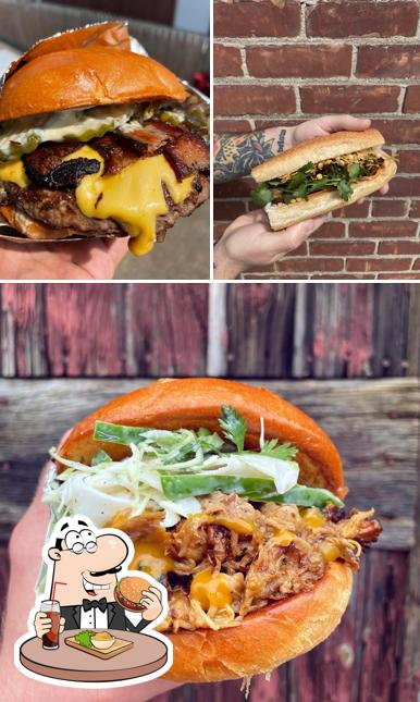 Order a burger at Satellite Food Truck