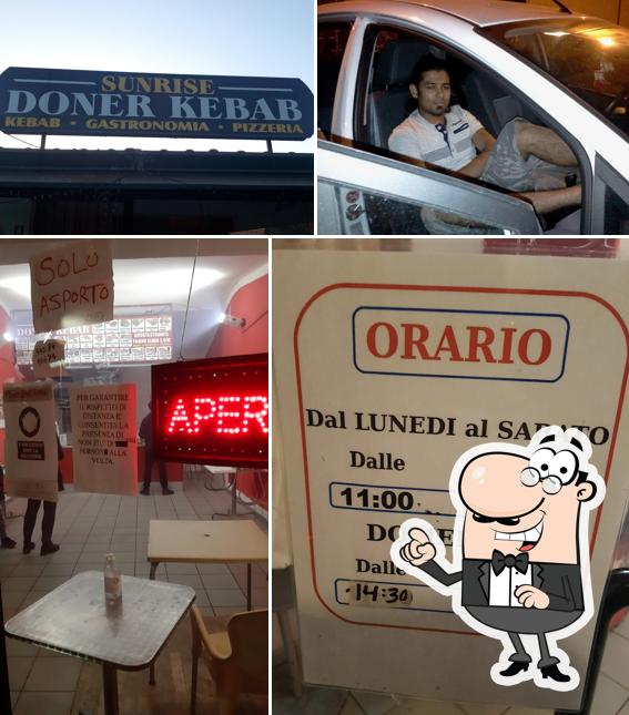 Gli interni di Sunrise Doner Kebab