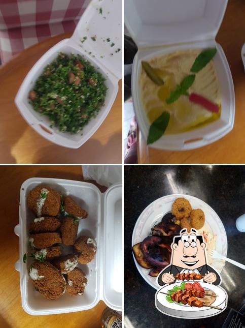 Food at Falafel Al Sham