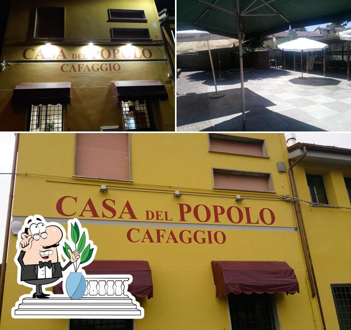 Gli esterni di Casa del Popolo ARCI Cafaggio