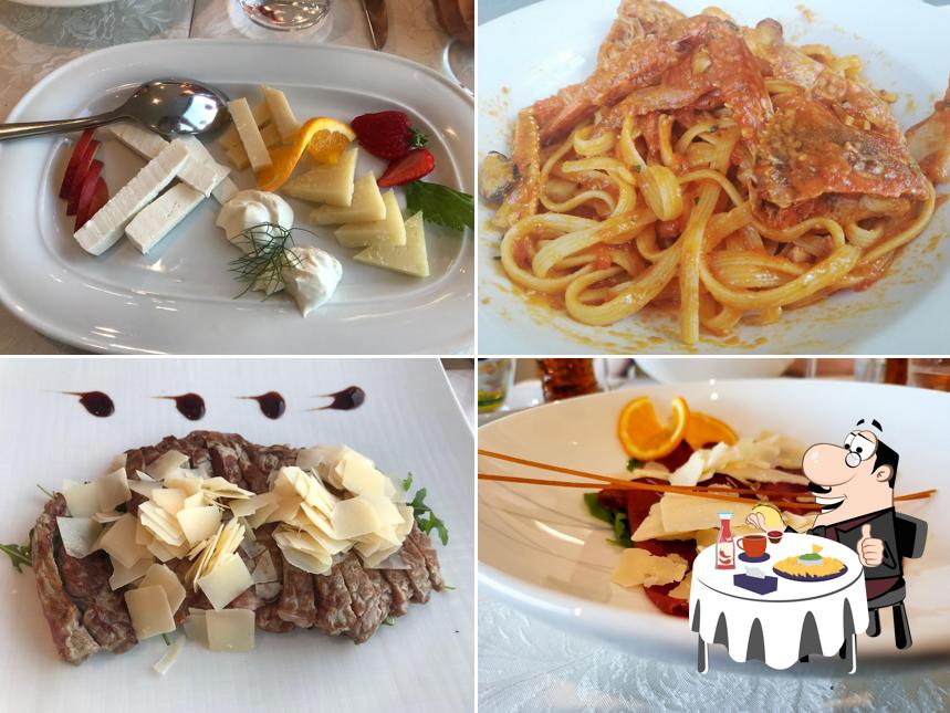 Piatto di formaggi al Ristorante Riva Azzurra