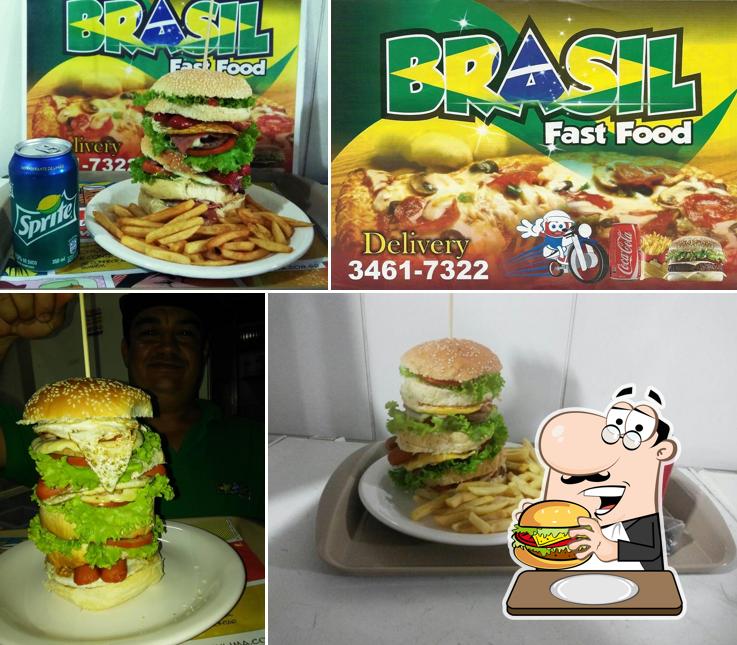 Hambúrguer em Brasil FAST FOOD