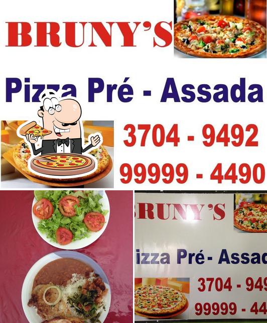 Peça pizza no Restaurante e Pizzaria Bruny's