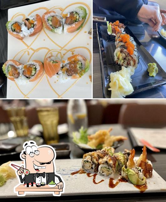 Sushi is a famous food item that originates from Japan