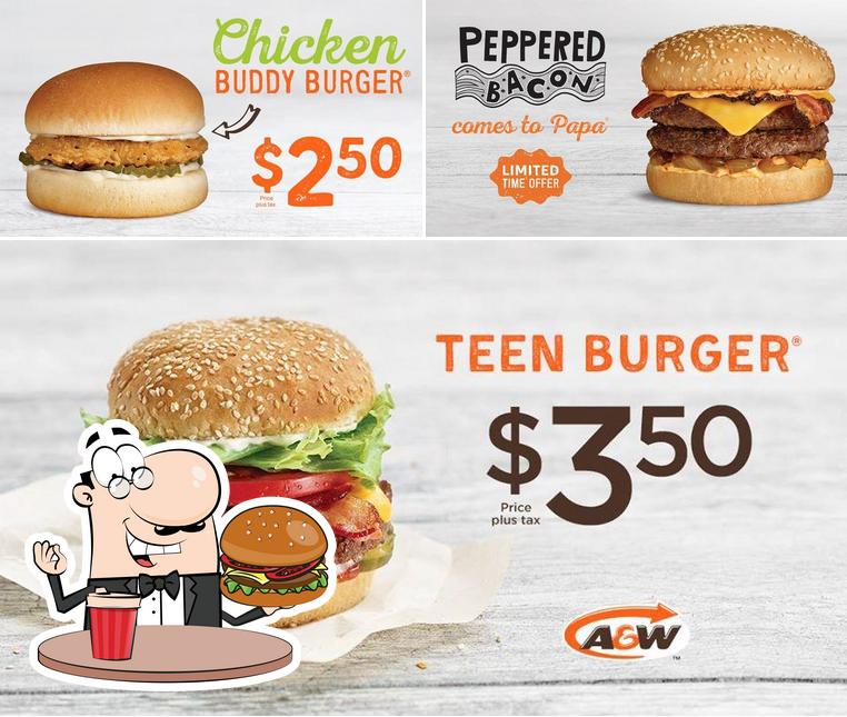 Commandez un hamburger à A&W Canada