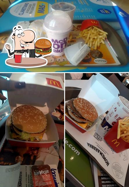 Experimente um hambúrguer no McDonald's