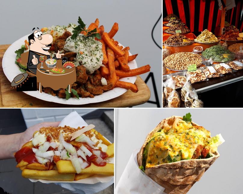 Meals at Bi-Bu vegan Mobil Streetfood - Trailer