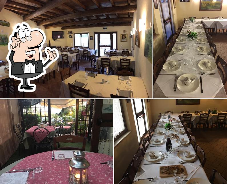 Gli interni di Ristorante @ Agriturismo dal poeta