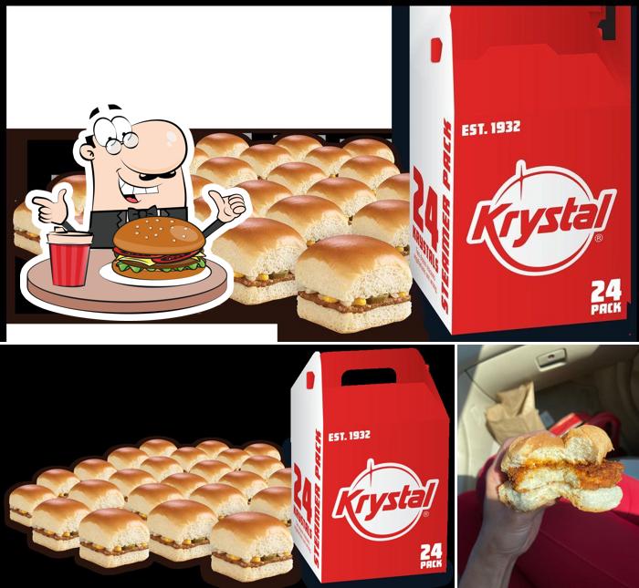 Закажите гамбургеры в "Krystal"