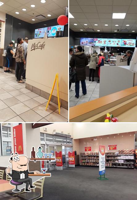 L'intérieur de McDonald's