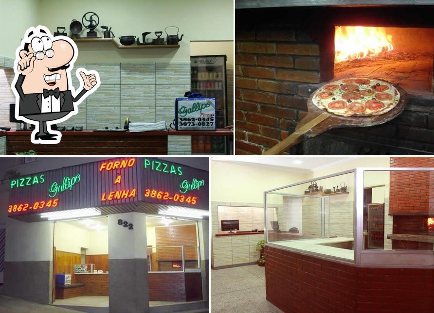 O interior do Gallipo Pizzas Ltda