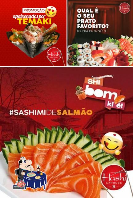 Sashimi em Hashi Express