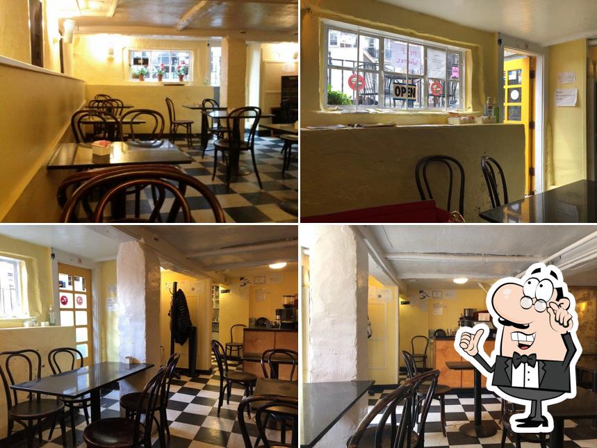 Check out how Cafe Pamplona looks inside