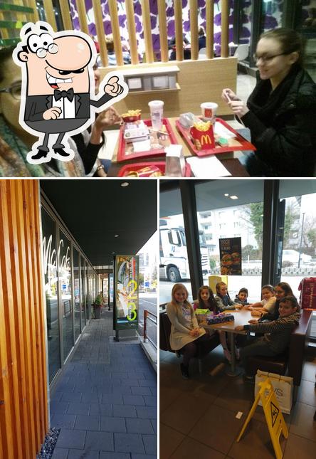 Gli interni di McDonald’s