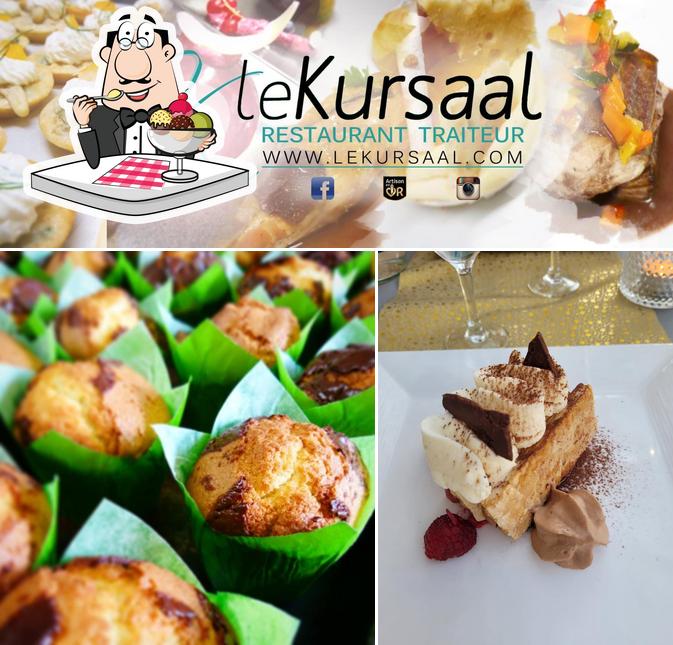 Le Kursaal sert une sélection de desserts