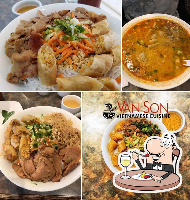 Food at Van Son Vietnamese Cuisine CALGARY LOCATION