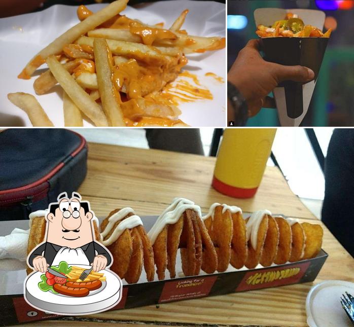 Food at UFO Fries & Corn