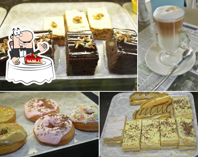 Hickeys Bakery serves a range of desserts