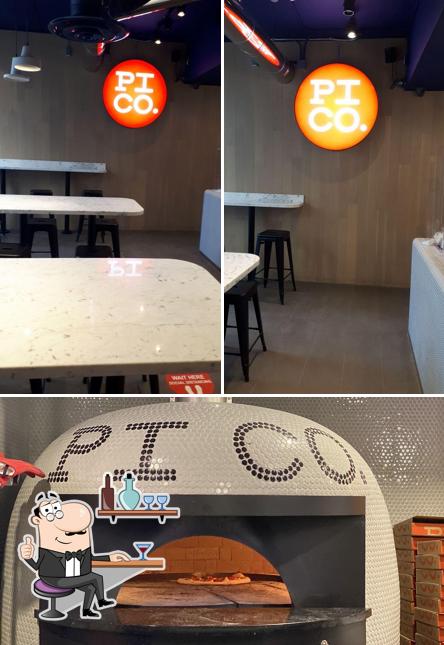 L'intérieur de Pi Co. Pizza Bar