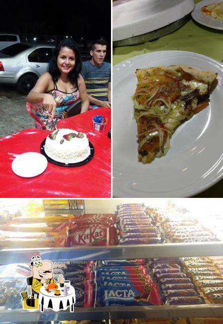 Comida em Bendito Sabor restaurante e pizzaria