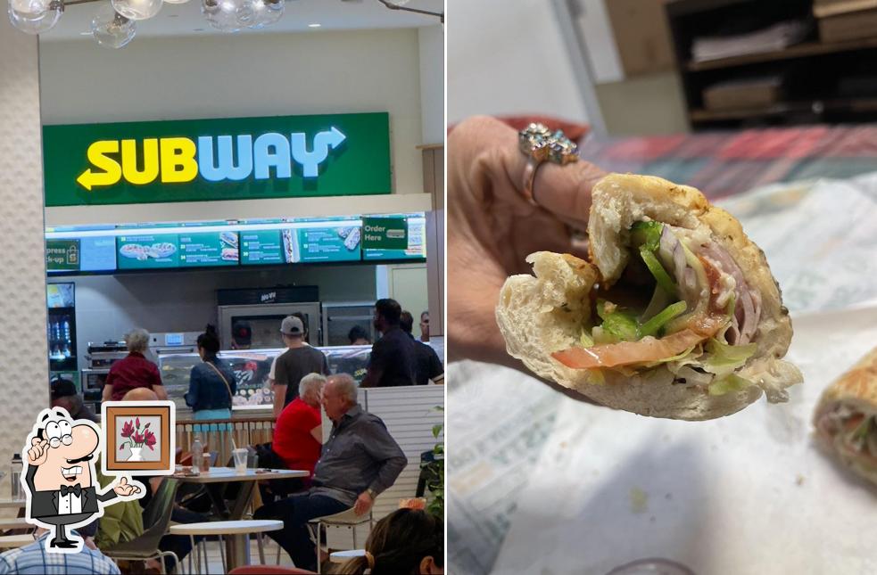 El interior de Subway