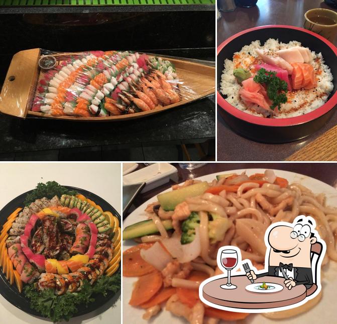 Food at Sushi Machi Japanese Cuisine