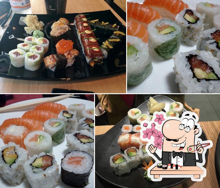 Ordina le varie opzioni di sushi