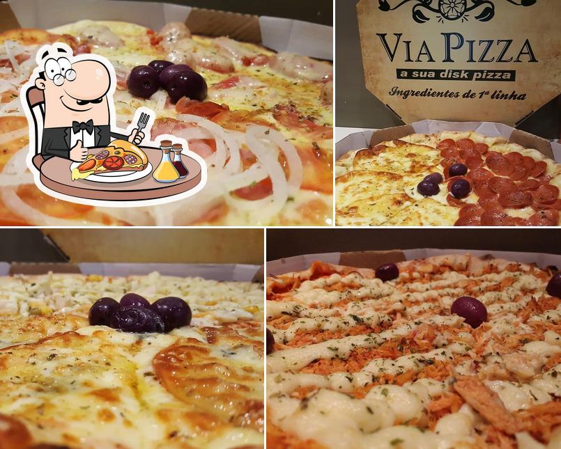 Escolha diversos variedades de pizza